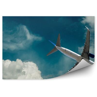 Fototapeta na zeď Letadlo obloha mraky perspektiva