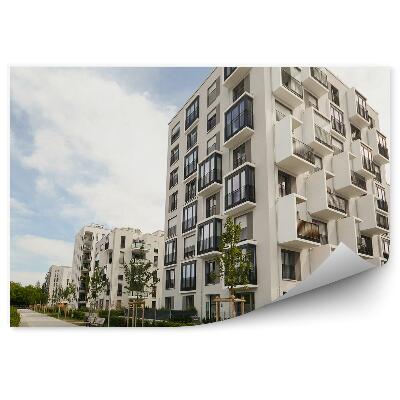 Samolepící fototapeta Moderní obytné budovy architektura
