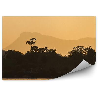 Samolepící fototapeta Krajina rybářů sépie vegetace