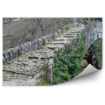 Samolepící fototapeta Tradiční kamenný most Řecko