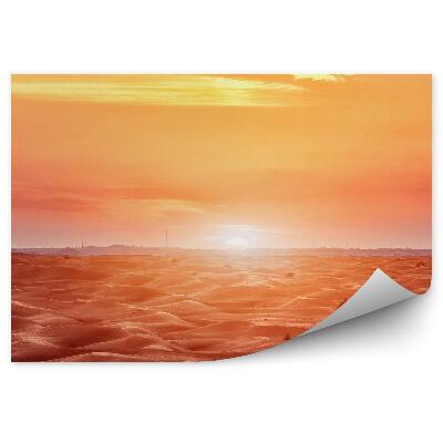 Samolepící fototapeta Duny pouštní pláž rostliny stromy