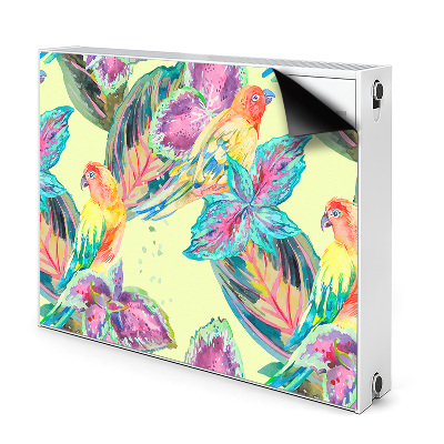 Magnet na radiátor Barevní papoušci
