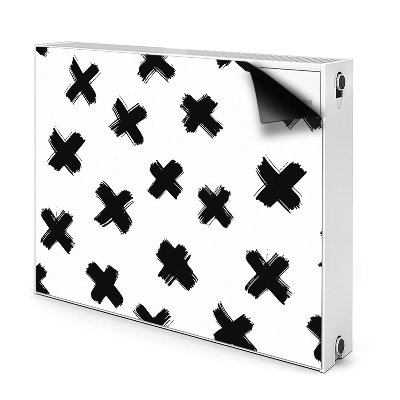 Magnet na radiátor Tahy štětcem X