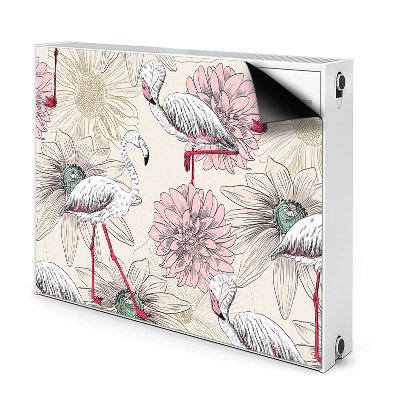 Magnet na radiátor Růžový plameňák