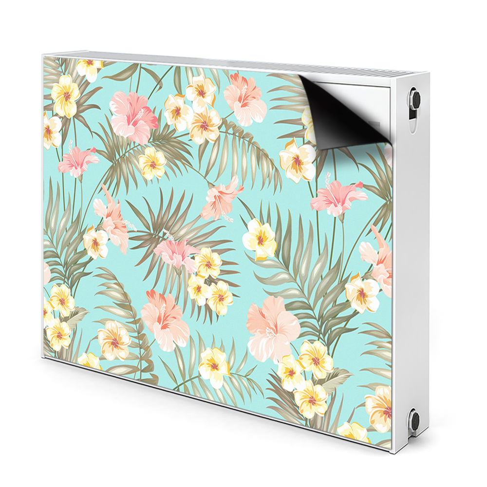 Dekorativní magnet na radiátor Pastelové květiny