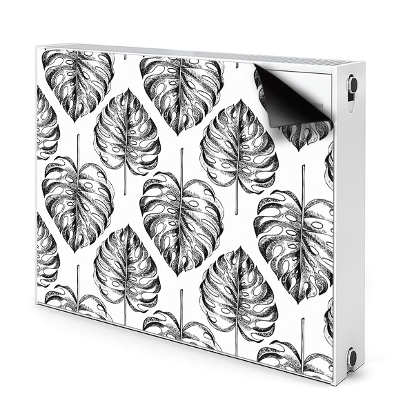 Dekorativní magnet na radiátor Monstera