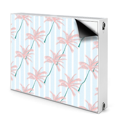 Magnetický kryt na radiátor Palmové listy