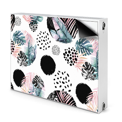 Magnet na radiátor Abstrakce listů