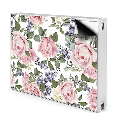 Magnet na radiátor Akvarelové růže