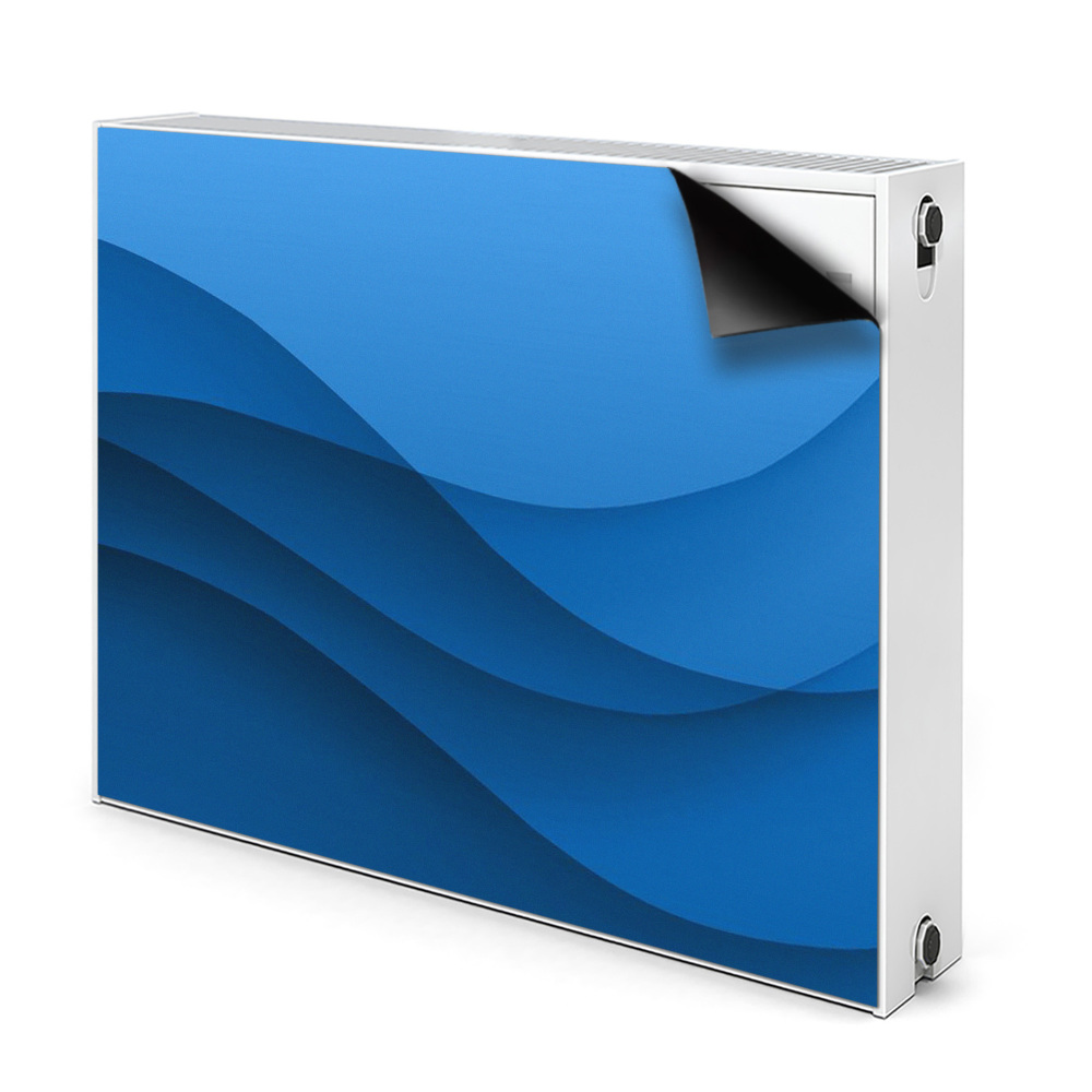 Magnetický kryt na radiátor Modrý průchod