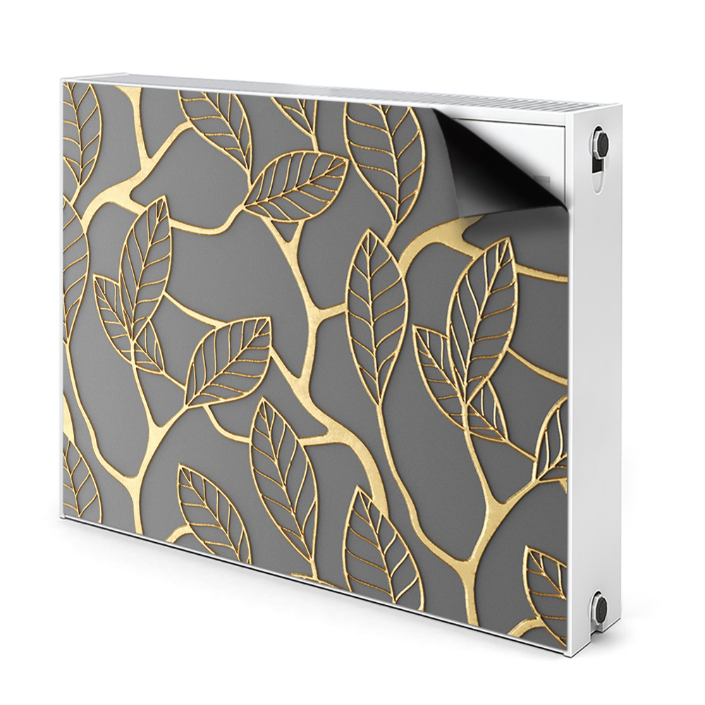 Magnetický kryt na radiátor Listový vzor