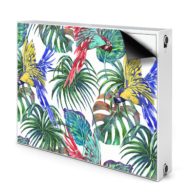 Magnetický kryt na radiátor Papoušci