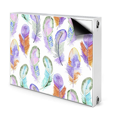 Magnet na radiátor Barevná pírka