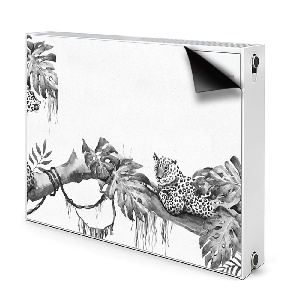 Magnetický kryt na radiátor Gepardi na větvi