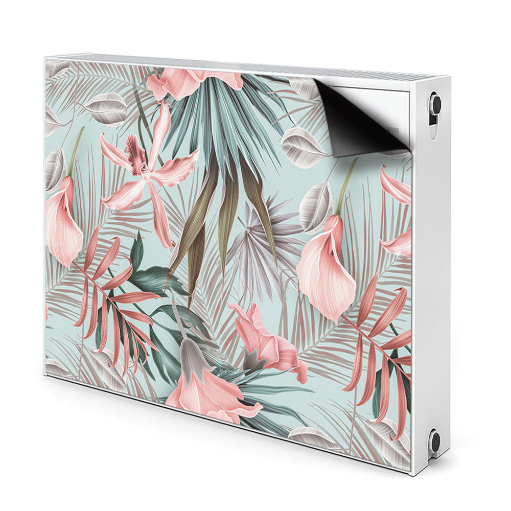 Dekorativní magnet na radiátor Pastelové květiny