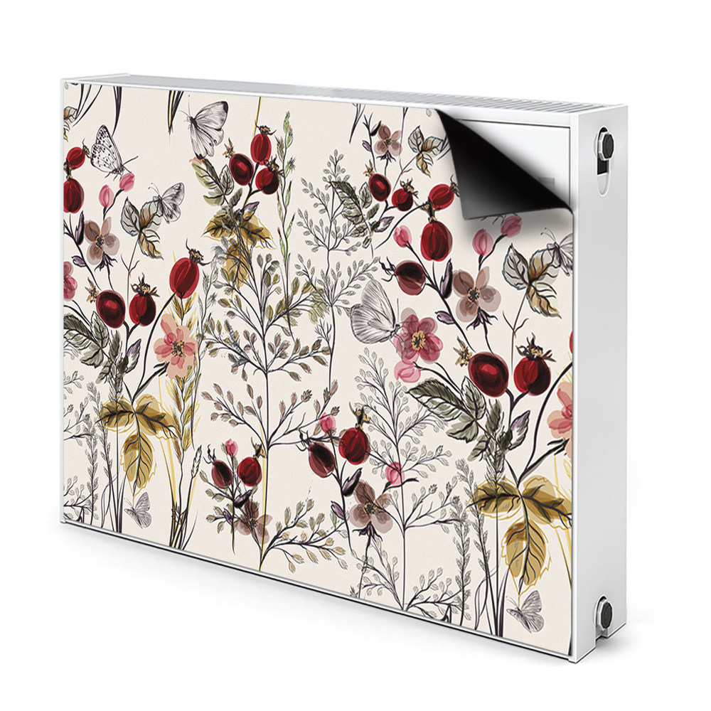 Magnetický kryt na radiátor Polní květiny