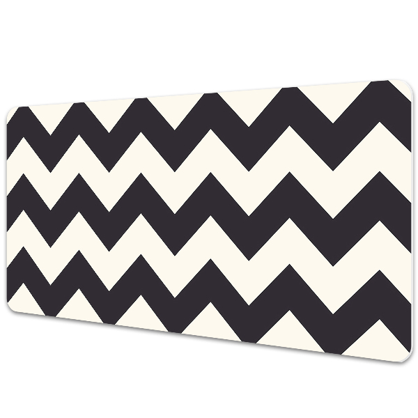 Transparentní podložka na stůl Geometrické klikatky