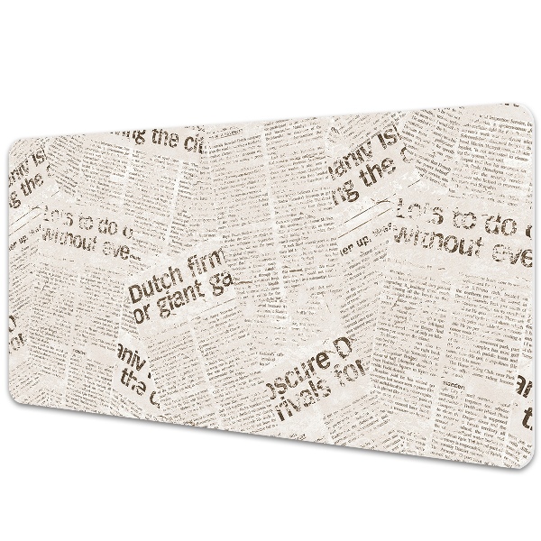 Velká podložka na stůl Staré noviny