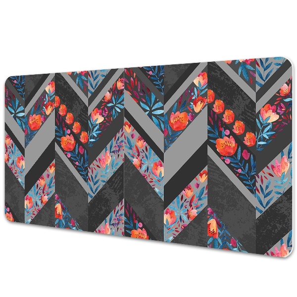 Psací podložka na stůl Geometrické květiny