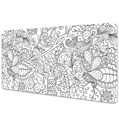 Ochranná podložka na stůl Abstraktní rostliny