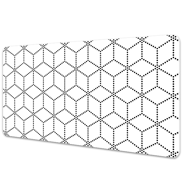 Transparentní podložka na stůl Geometrické kostky