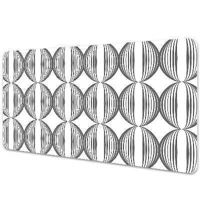 Podložka na psací stůl Vintage vzor kruhy