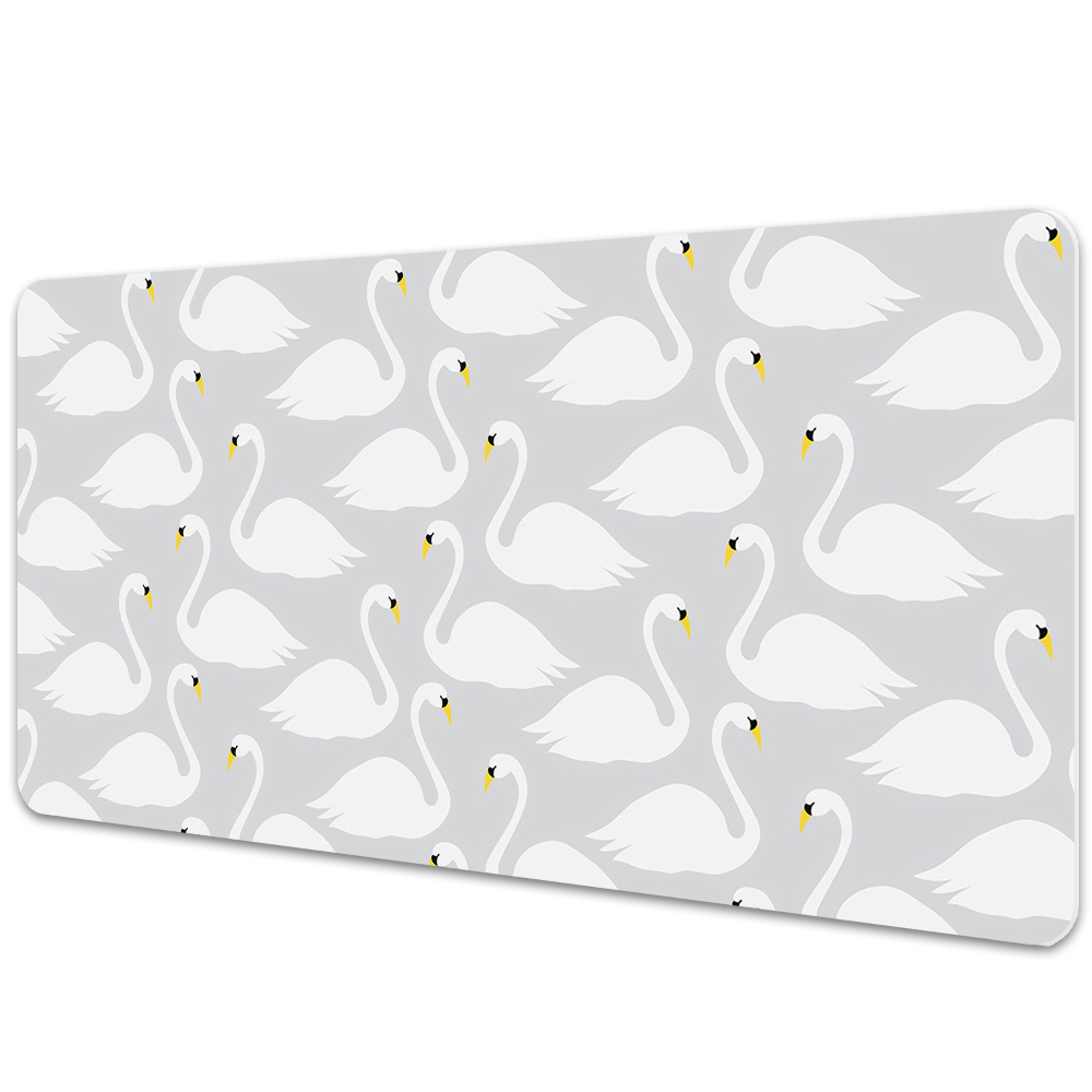 Velká podložka na stůl Labutě na vodě
