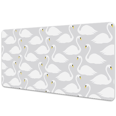 Velká podložka na stůl Labutě na vodě