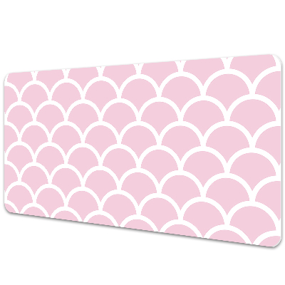 Podložka na psací stůl Růžové rybí šupiny