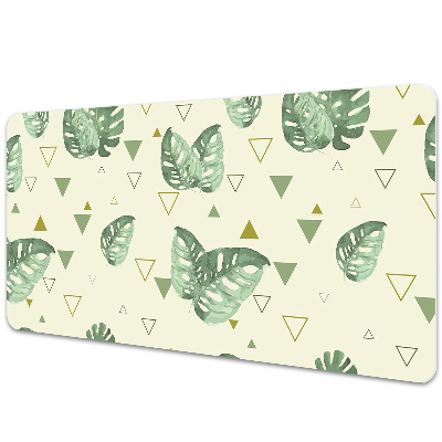 Ochranná podložka na stůl Monstera a geometrické tvary