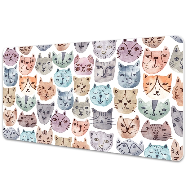 Transparentní podložka na stůl Malované kočky