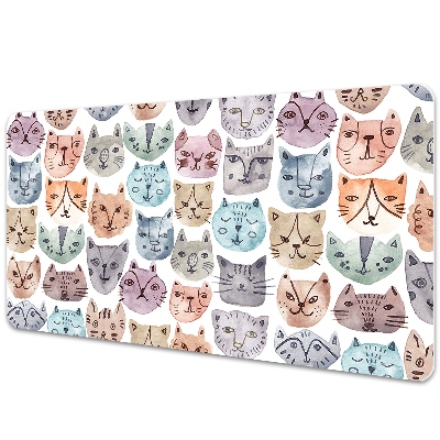 Transparentní podložka na stůl Malované kočky