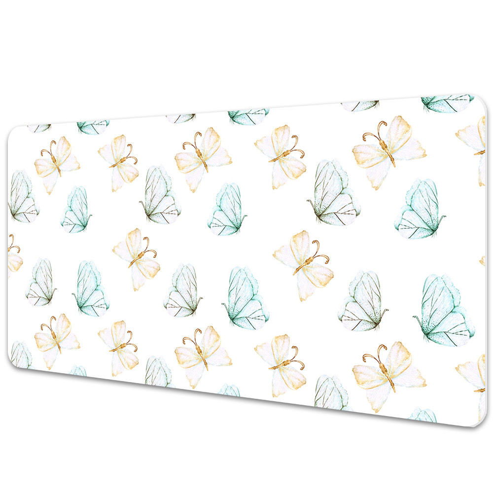 Transparentní podložka na stůl Barevní motýli