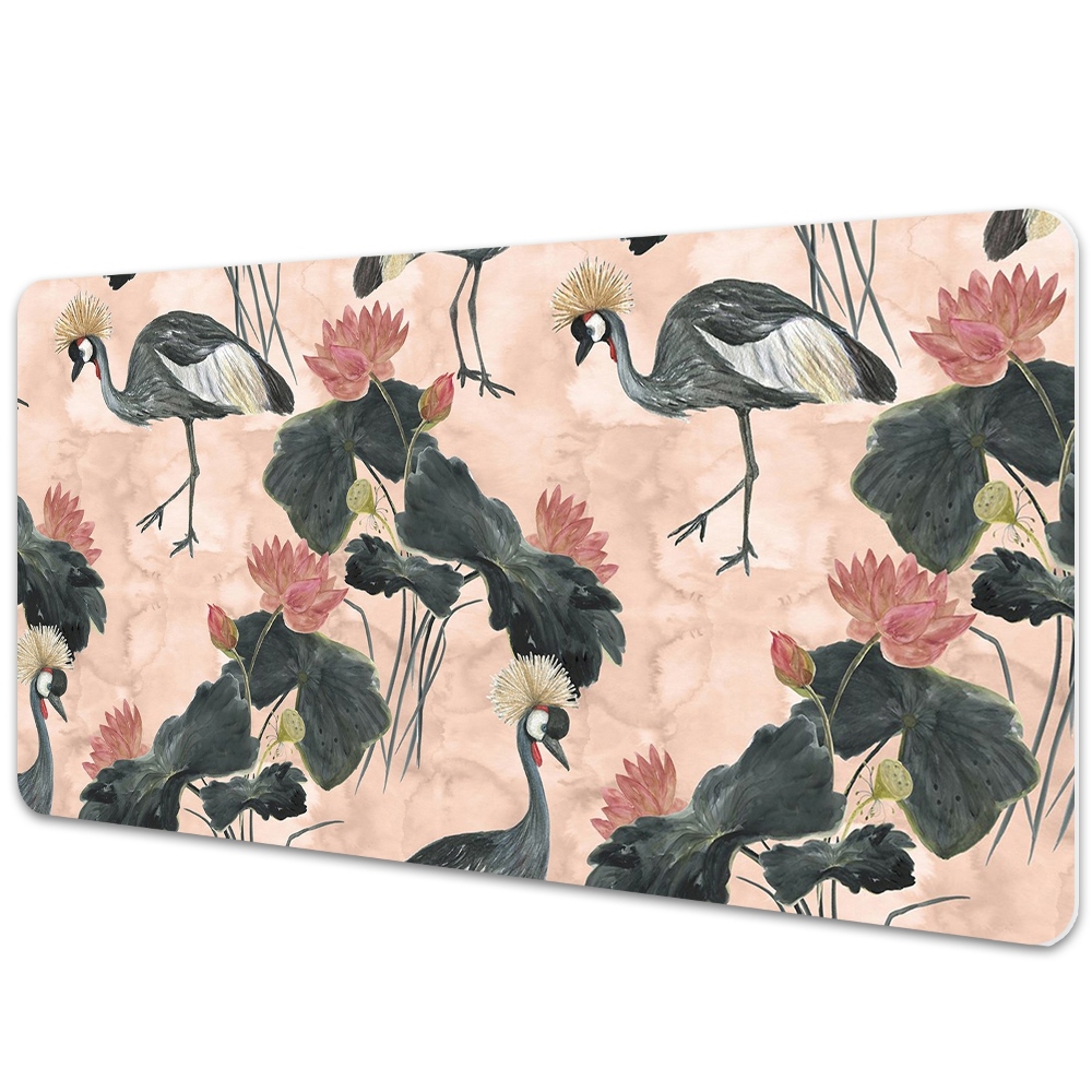 Transparentní podložka na stůl Asijští jeřábi