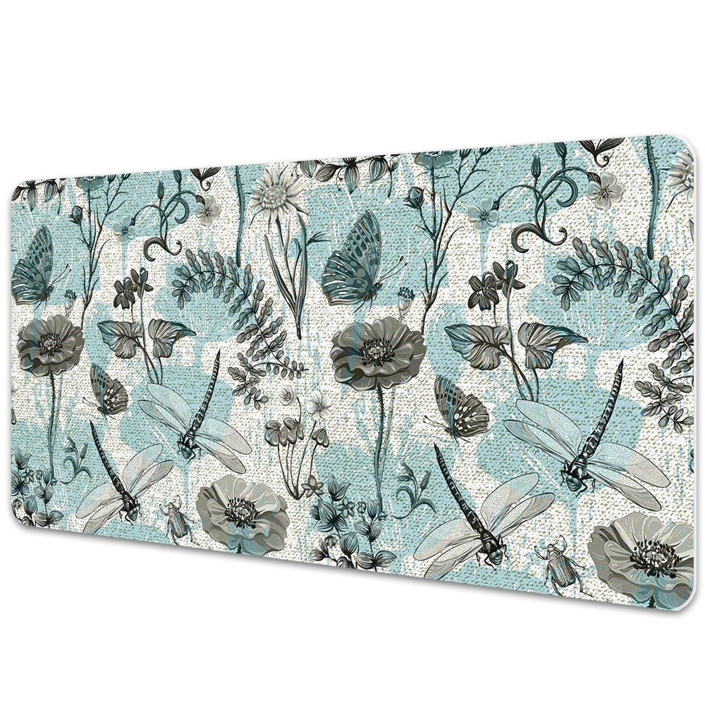 Ochranná podložka na stůl Vážky na květinách