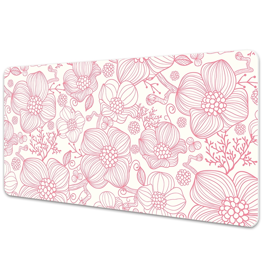 Pracovní podložka na stůl Obrysy květin
