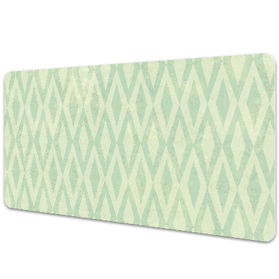 Velká podložka na stůl Zelené vintage kosočtverce