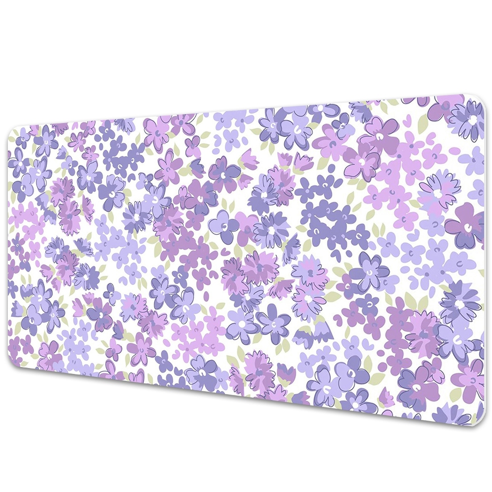 Transparentní podložka na stůl Louka s pomněnkami