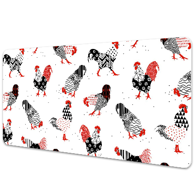 Ochranná podložka na stůl Neobvyklí kohouti