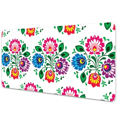 Podložka na pracovní stůl Lidové květiny