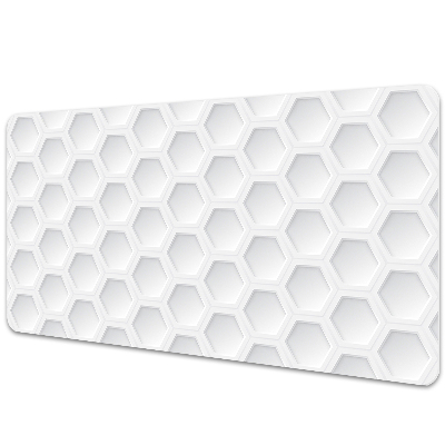 Transparentní podložka na stůl Trojrozměrné šestiúhelníky