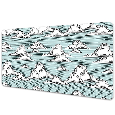 Podložka na psací stůl Kresba mraků ve vintage stylu