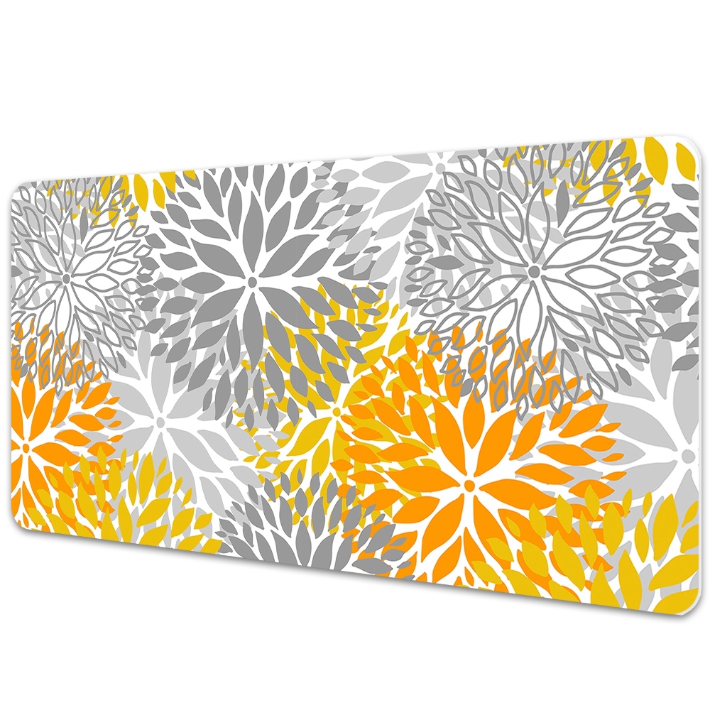 Transparentní podložka na stůl Květy chryzantém