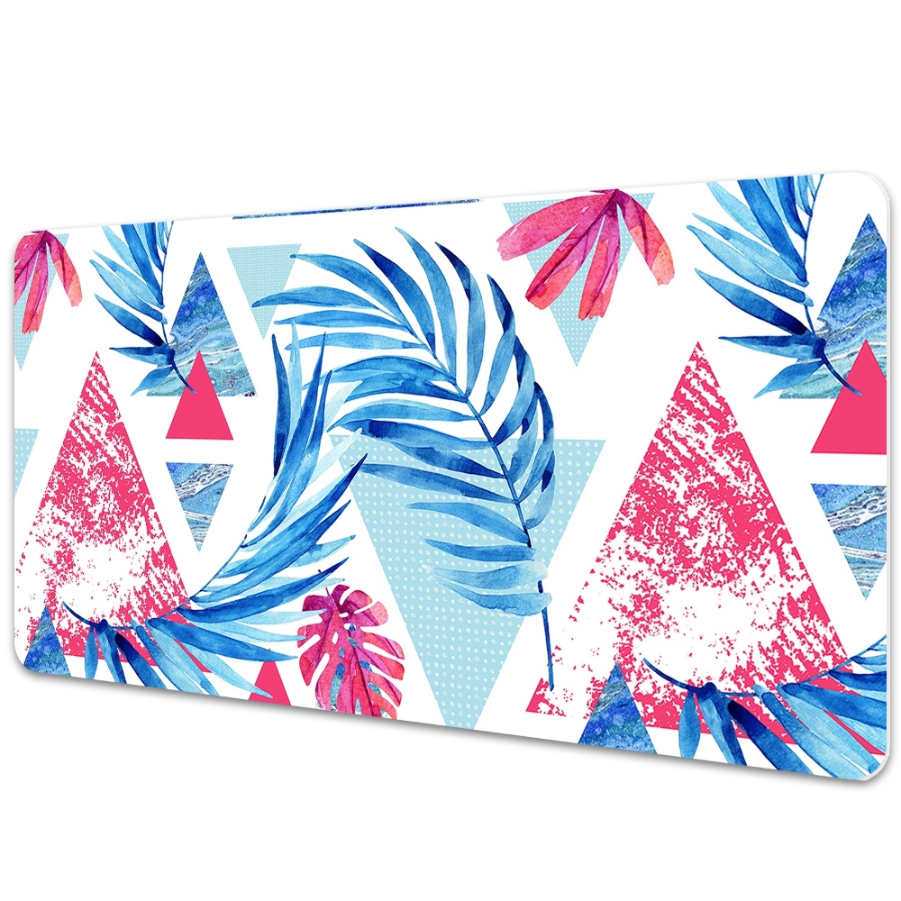 Podložka na stůl Listy a geometrické trojúhelníky