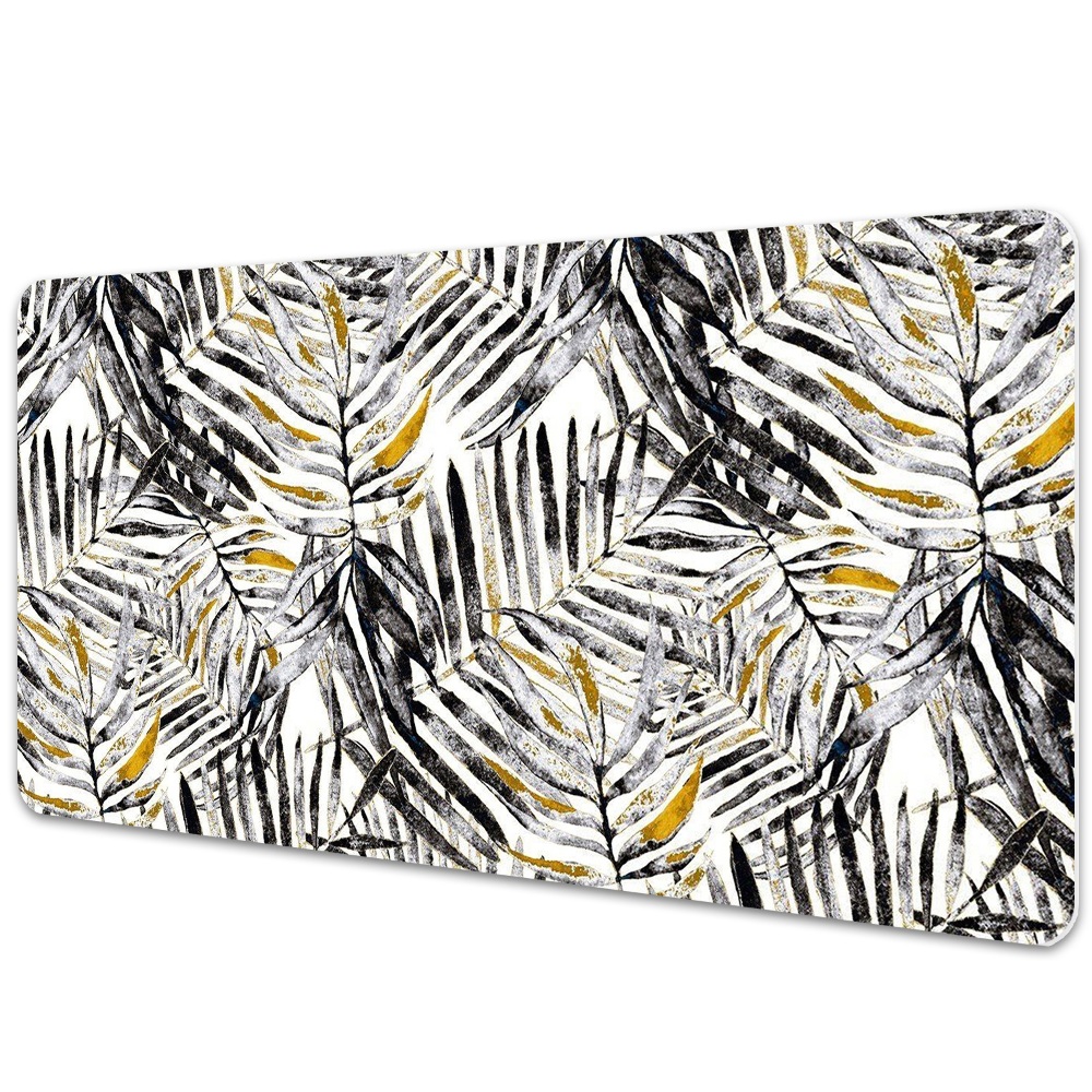 Transparentní podložka na stůl Černé listy