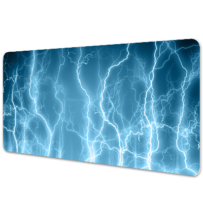 Podložka na stůl dětská Abstraktní modrý blesk