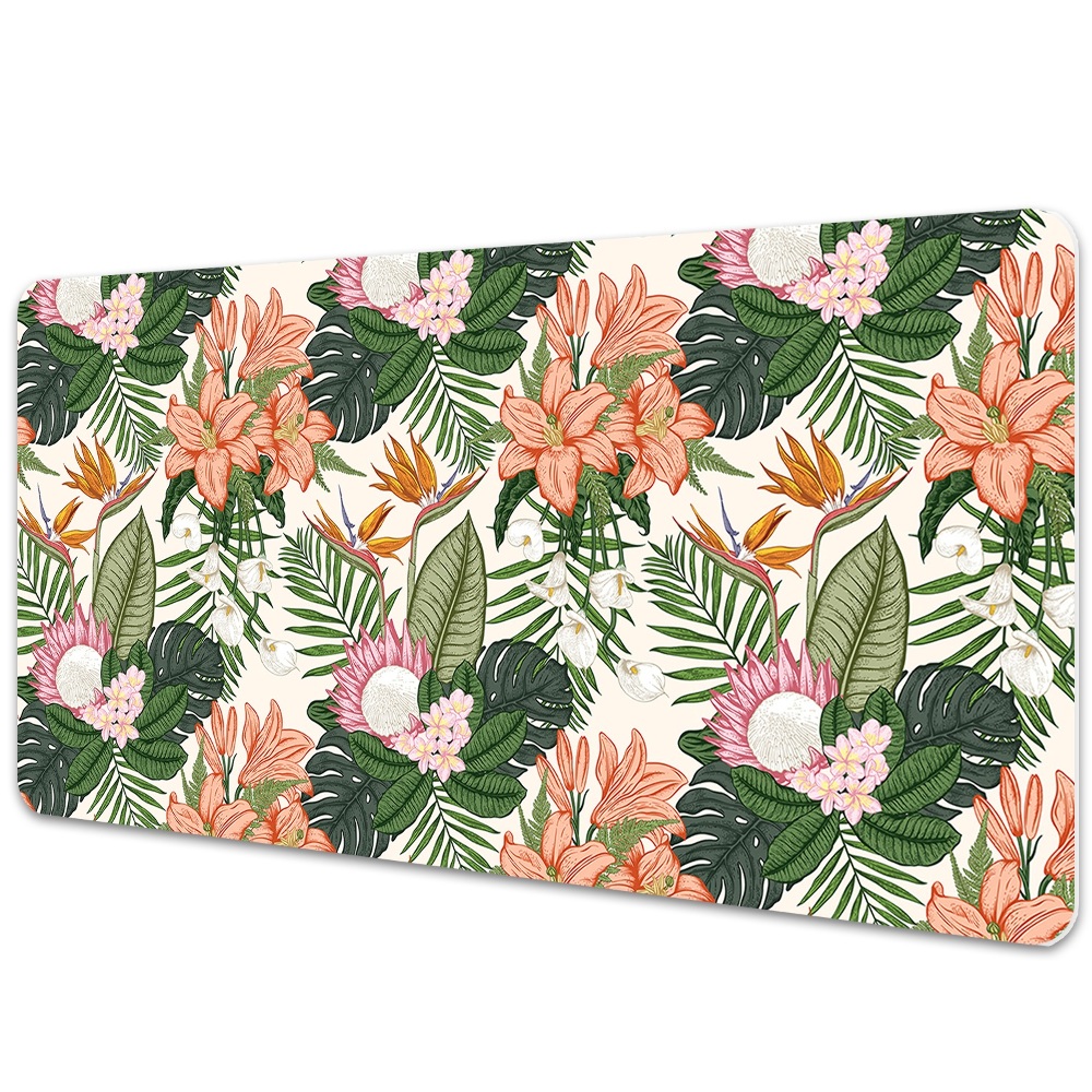 Pracovní podložka na stůl Flowers on the mural