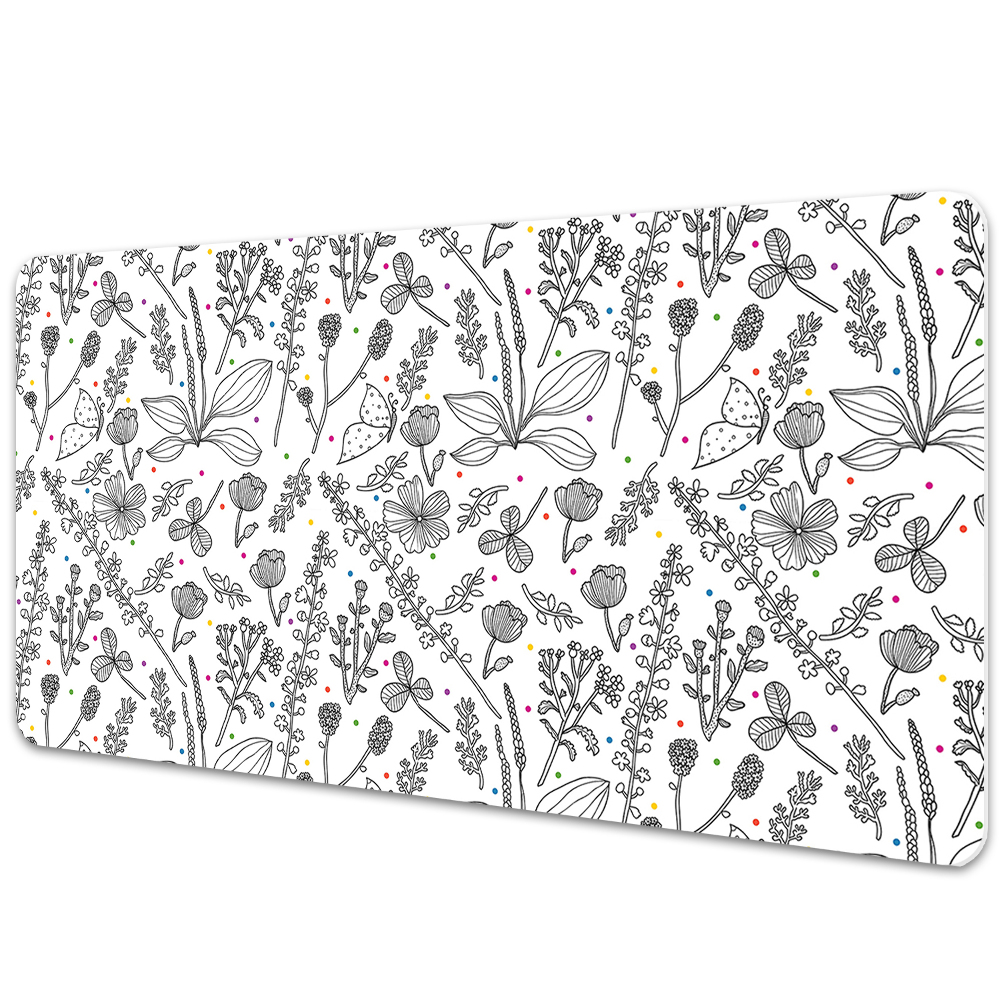 Ochranná podložka na stůl Květinový náčrt