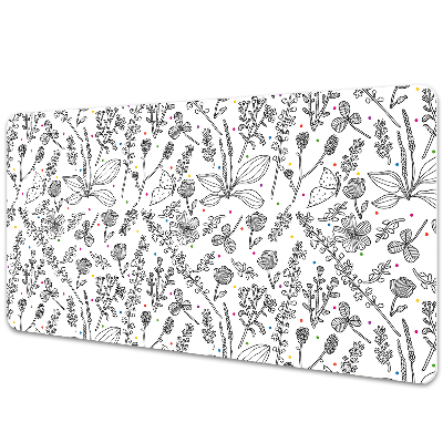 Ochranná podložka na stůl Květinový náčrt