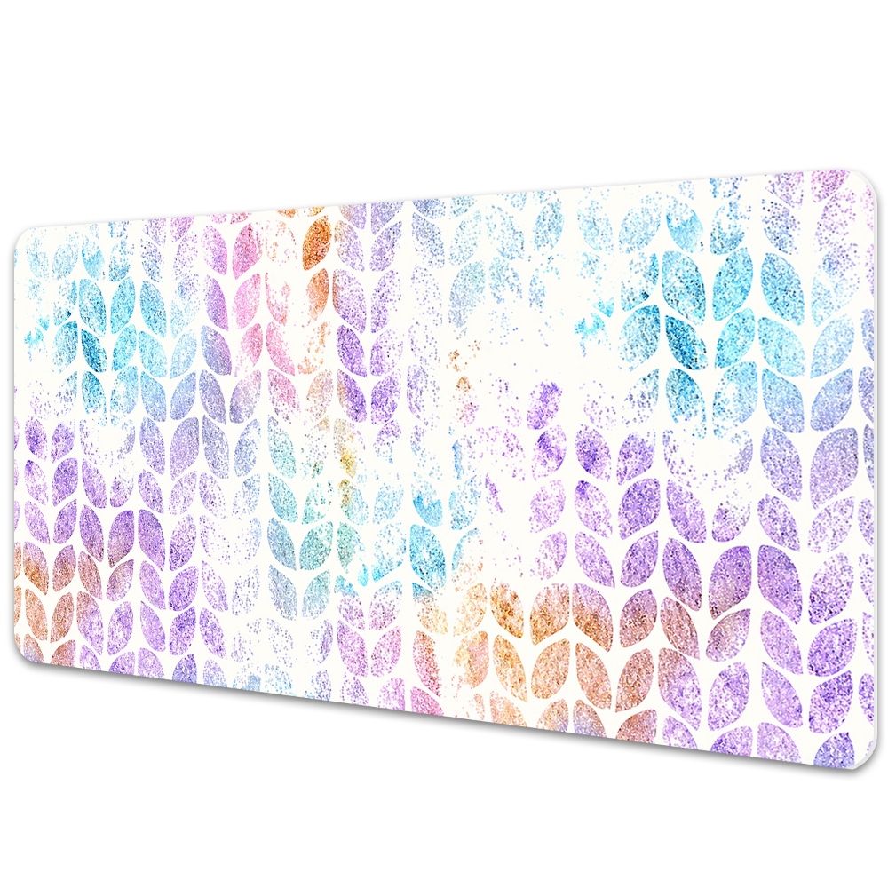 Pracovní podložka na stůl Listy se třpytkami